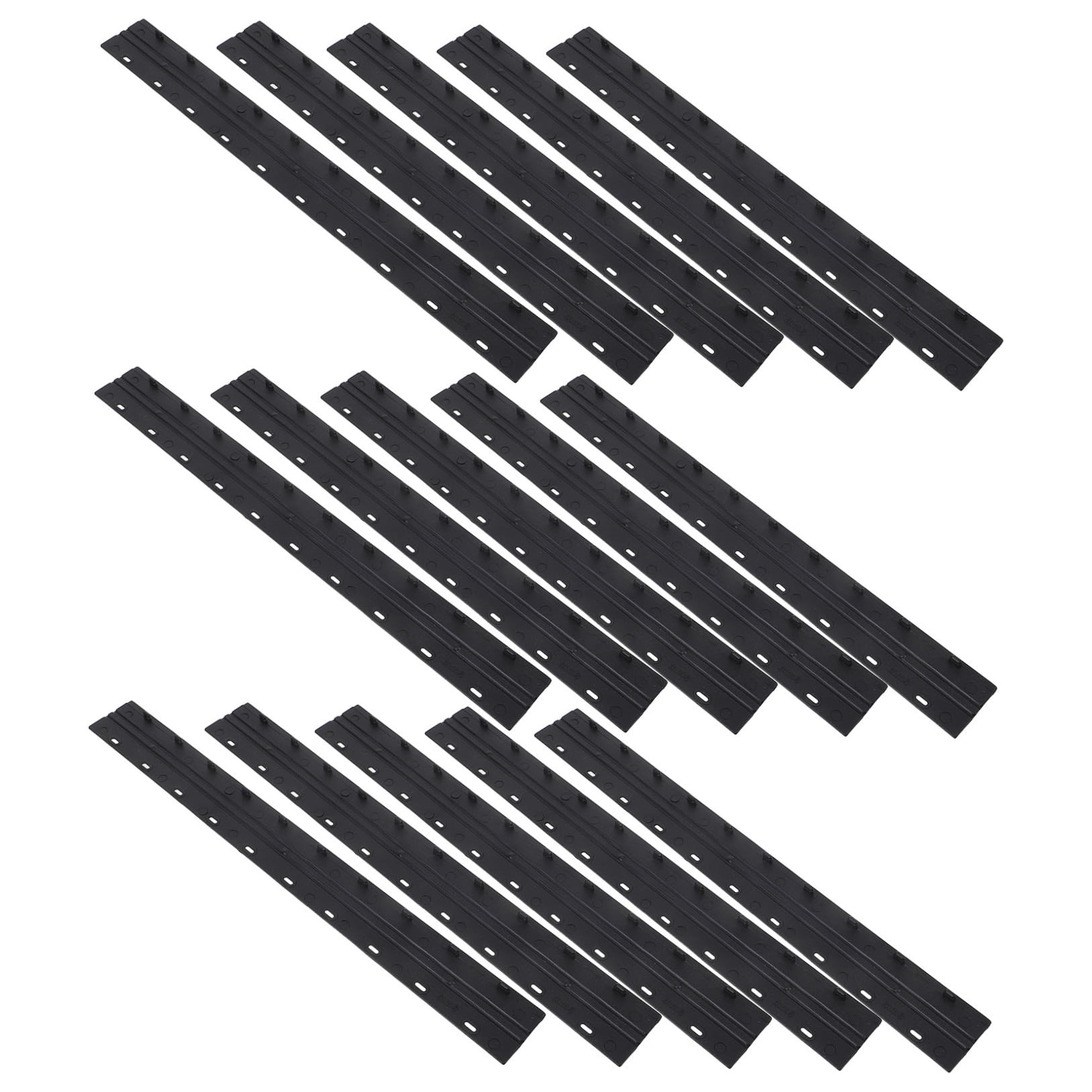 OUNONA Plastic Binder Clips Black for Office Files Efficient Organization 100Pcs