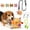 style C, variant on Colorful Squeaky Hanging Dog Training Toy with 50inch Elastic Ropes Soft, Stretchy - Durable Chew & Play Toy for All Dogs, 6-Inch Hanging Dog Toys with Cotton Material and Built-In Bell