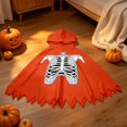 thumbnail image 2 of Zylarhe Kids Halloween Jumpsuits Dance Themed Stage Performance Party Outfit Playful Home Wear for Toddlers Orange 4-5 Years, 2 of 7