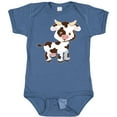 thumbnail image 3 of Inktastic Cute White Holstein Cow with Brown Spots Boys or Girls Baby Bodysuit, 3 of 5