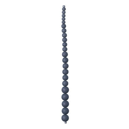 Use these neutral gray beads with almost any color for a chic look. The graduated design works well as a base for a customized necklace.