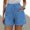 Blue, variant on Shorts for Women s Casual Summer Shorts Elastic Waist Comfortable Everyday Wear With Pockets Understated Style Pink 3XL