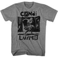thumbnail image 1 of Cyndi Lauper Torn Note Dance Graphite Heather Adult T-Shirt 5Xl, 1 of 2