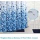 thumbnail image 4 of Cortina De Ducha Azul 180x200cm, Tela De Poliéster Impermeable A Prueba De Moho Lavable A Máquina Decorativa Cortina De Baño De Bañera Larga, con 12 Cortinas Rin, 4 of 5