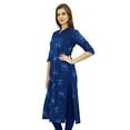 thumbnail image 5 of Bimba Womens Cotton Tunic custom Top Long Kurta Indian Ethnic Printed Blouse, 5 of 7