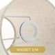 thumbnail image 4 of Pantalla de lámpara de mesa decorativa moderna, cubierta de lámpara de pared para lámpara E14, 4 of 5