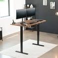 thumbnail image 2 of VIVO Vintage Brown 60 x 30 inch Universal Table Top for Sit to Stand Desk Frames, 2 of 8
