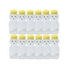 Little Giant Plastic Bear Bottle Honey Squeeze Bottle with Flip-Top Lid 12-Pack