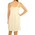 thumbnail image 3 of P.J. Salvage Womens Luxe Bridal Chemise Pajama Night Gown, Off White, Small, 3 of 6