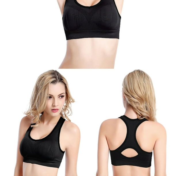 zanvin Sports Bras for Women,Clearance Women Seamless Stretch Sport Bra  Padded Fitness Tank Tops Workout Gym Yoga Vest