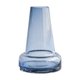 thumbnail image 2 of Florero de Vidrio | Recipiente Hidropónico Transparente para Arreglos Florales, Decoración de Escritorio de Oficina | Vidrio de Alta Claridad, Base Estable, Fácil de Limpiar | Azul Gris 14x9.5cm, 2 of 6