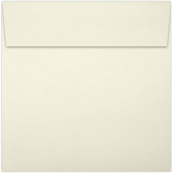 LUXPaper 8 x 8 Square Envelopes, Natural, 50/Pack