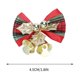 thumbnail image 3 of Ganfancp Adornos de Navidad 4.5Cm Mini Pequeña Campana Arco Árbol de Navidad Adornos para Colgar Liquidación Ventas Hoy Ofertas Prime 1X Amuleto, 3 of 3