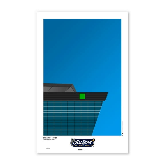 St. Louis Blues 2020 NHL All-Star Game 11'' x 17'' Limited Edition Art Poster