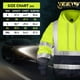 thumbnail image 4 of Sudadera wefeyuv 3XL con capucha reflectante de seguridad amarillo azul marino, 4 of 7