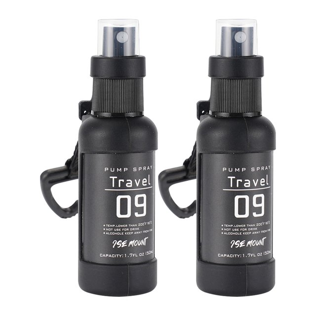 Mini Fina Biberadora Alcohol Al Aire Libre Spray 50 Ml Con Hebilla A Prueba Fuga para Acampar