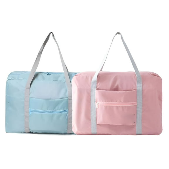 GASTROPOD 2 pack Personal Item Bag 18x14x8 Foldable Travel Duffel Bag Tote Carry on Luggage Duffle Overnight for Women and Men