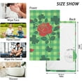 thumbnail image 3 of GZHJMY St. Patrick's Day Cotton Hand Towels, 2 Pack Absorbent Bath Towel Decorative Fingertip Towels for Bathroom Gym Spa Hotel Beach Swimming Pool,16"x 28", 3 of 7