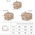 thumbnail image 6 of Toaster Cover 4 Slice, Orange Spring Floral Dustproof Bakeware Oven Protector with Top Hook, Summer Botanical Rustic Daisy Waterproof Small Kitchen Appliance Toasters Dust Cover, 12"x11"x8", 6 of 9