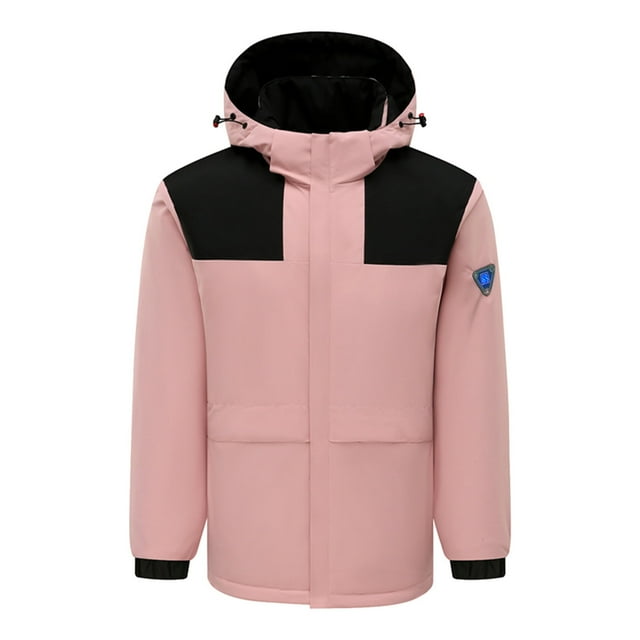 Chaquetas y abrigos casuales con capucha de manga larga, chaqueta térmica de invierno, cortavientos con capucha, impermeables deportivos para exteriores, abrigo para mujer