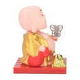 thumbnail image 3 of Monk Decoration, Unique Shapes Solar Power Buddha Statue  for Indoor L,S, 3 of 7