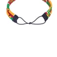 thumbnail image 4 of African Wax Print Headband Colorful 3 Strand Vibrant Afrocentric Headband Handmade Accessory, 4 of 4