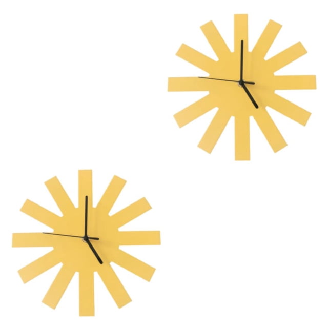 Reloj de pared colgante Yuarrent decoración de la habitación accesorios decorativos Amarillo