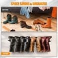 thumbnail image 4 of Hangers 2-Pair Boot Rack Garage Boot Storage,Cowboy Boot Holder, 4 of 5