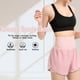 thumbnail image 3 of Pantalones cortos de yoga 2 en 1 para mujer Cintura alta Cintura ancha Tejido transpirable, 3 of 8