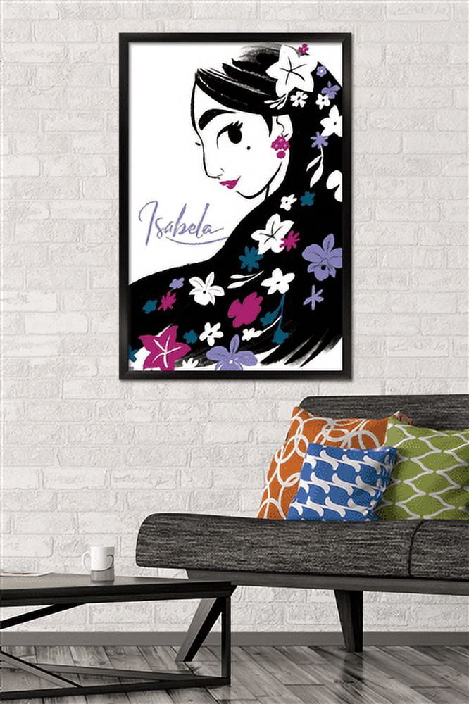 Disney Encanto - Brush Stroke Wall Poster, 22.375" x 34", Framed