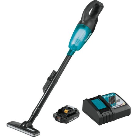 Makita-XLC02R1B 18V LXT Lithium-Ion Compact Cordless Vacuum Kit (2.0Ah)