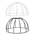 thumbnail image 1 of 2Pcs Round Iron Lamp Shade Holder Ideal For DIY Enthusiasts In Restuarant And Coffee Shop, 1 of 3