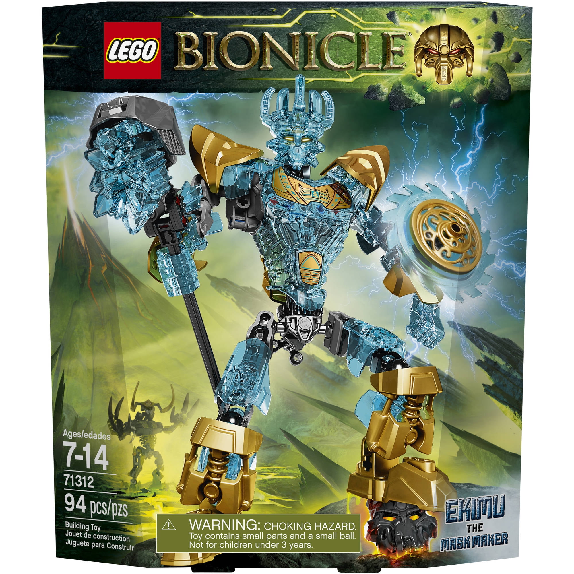 94 pcs Building Blocks Model Free Shipping Bionicle Ekimu The Mask Maker 71312