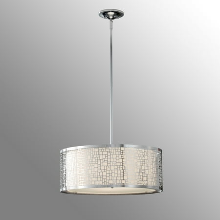 Feiss F2638/3CH Joplin Pendant - 19.75W in. Chrome