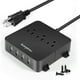 thumbnail image 1 of Power Strip para montaje en pared con 4 puertos USB y 3 enchufes, 1 of 7