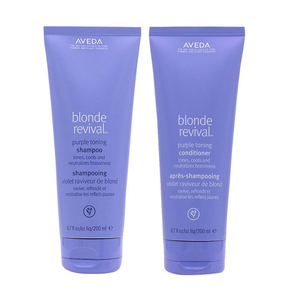 Aveda blonde revival purple toning shampoo and conditioner (200/200ml)