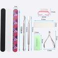 thumbnail image 1 of Ensemble Complet de Manucure Polissage Ongles - Ensemble de Manucure 9 Pcs, 1 of 4