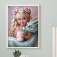 thumbnail image 2 of 5D DIY Dragón Niña Del 30x40cm, 2 of 9