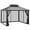 Gray, variant on Patiojoy 12’ x 10’ Double Vented Hardtop Gazebo, Heavy-Duty Steel Frame