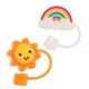 thumbnail image 4 of 2 PCS Creative Silicone Straw Straw puntas de paja cubiertas protectores de paja de dibujos animados, 4 of 5