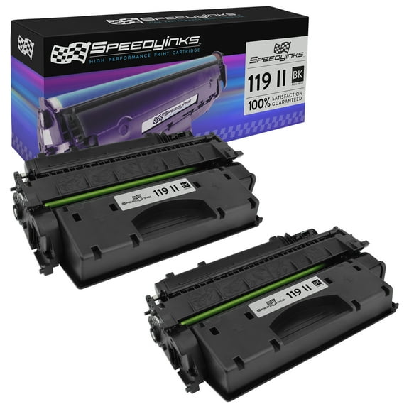 SPEEDYINKS Compatible Toner Cartridge Replacement for Canon 119 HY (2 Pack - Black) For use in ImageClass LBP6300dn, LBP6650dn,LBP6670dn, M6160dw, MF5850dn, MF5880dn, MF5950dw, MF5960dn, & MF6180dw