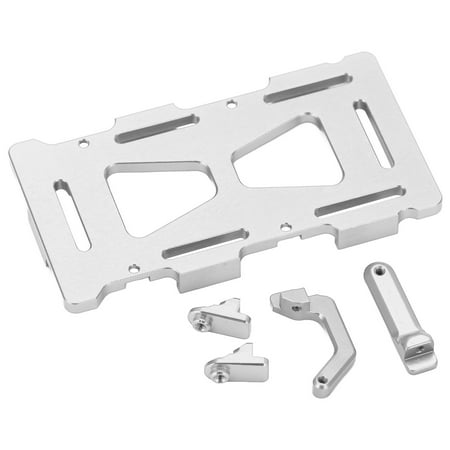 

RC Battery Fixing Plate Practical RC Battery Bracket Aluminum Alloy Durable Rustproof For AXI90081 For AXI00002 Silver