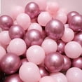 thumbnail image 2 of Stylish Party Decorations, Metallic Pink Balloons for a Glamorous Touch, Easy to Use Balloon Kit with Premium Material for Birthday, Baby Shower, Bridal Shower Decoration (100PCS), 2 of 5