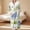 Green2, variant on siminsem Women‘s Sleeping Robe Plant Print Floral Kimono Robe Lightweight Sleepwear Casual Loungewear Long Dressing Gown Soft Breathable Bathrobe Spring Summer Nightgown, Colorful,L