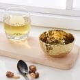 thumbnail image 4 of Pampa Bay Porcelain Snack Bowl, 4-inch, Gold, 4 of 7