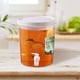 thumbnail image 1 of Hervidor frío con grifo perfecl jarra de jugo dispensador de bebida fría 5L redondo, 1 of 8