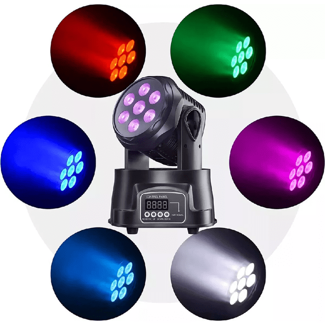 Efectos Luz Led Rgbw 150w Cabezal Movible Láser Dj Luces Dmx