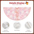 thumbnail image 3 of Disketp Easter Cute Rabbit Christmas Tree Skirt, Christmas Tree Decorations, Christmas Decor, Tree Mat Decoration(30-48IN)-36", 3 of 6