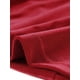 thumbnail image 5 of INSPIRAR CHIC Top de tanque corto sin mangas con cuello halter y cremallera en la parte posterior de terciopelo para fiesta L Rojo, 5 of 6