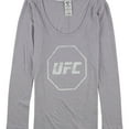 thumbnail image 4 of UFC Womens Distressed Logo Graphic T-Shirt, Purple, Small, 4 of 4